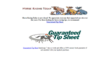 Tablet Screenshot of horseracingtoday.net